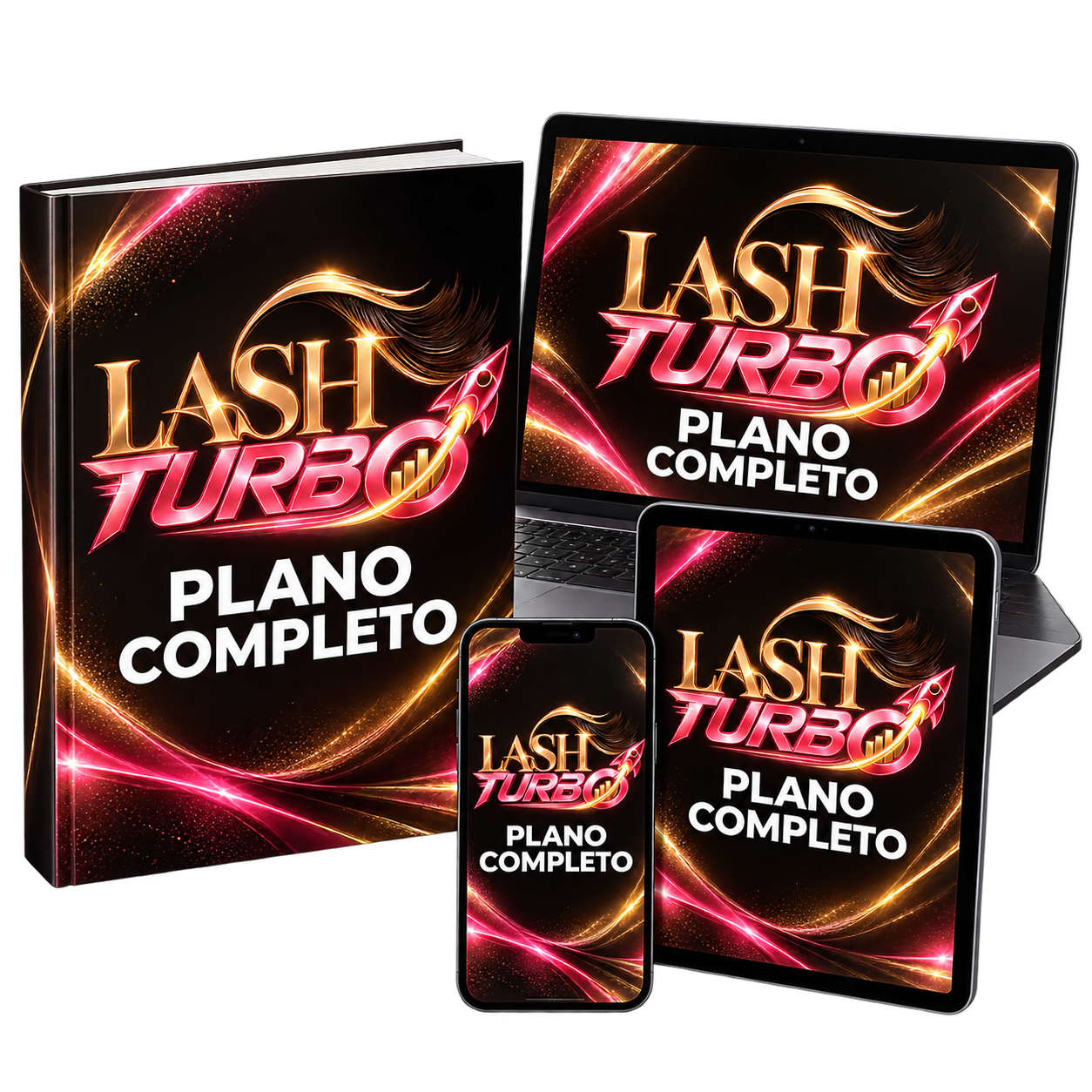 Mockup do Plano Completo do LASH TURBO